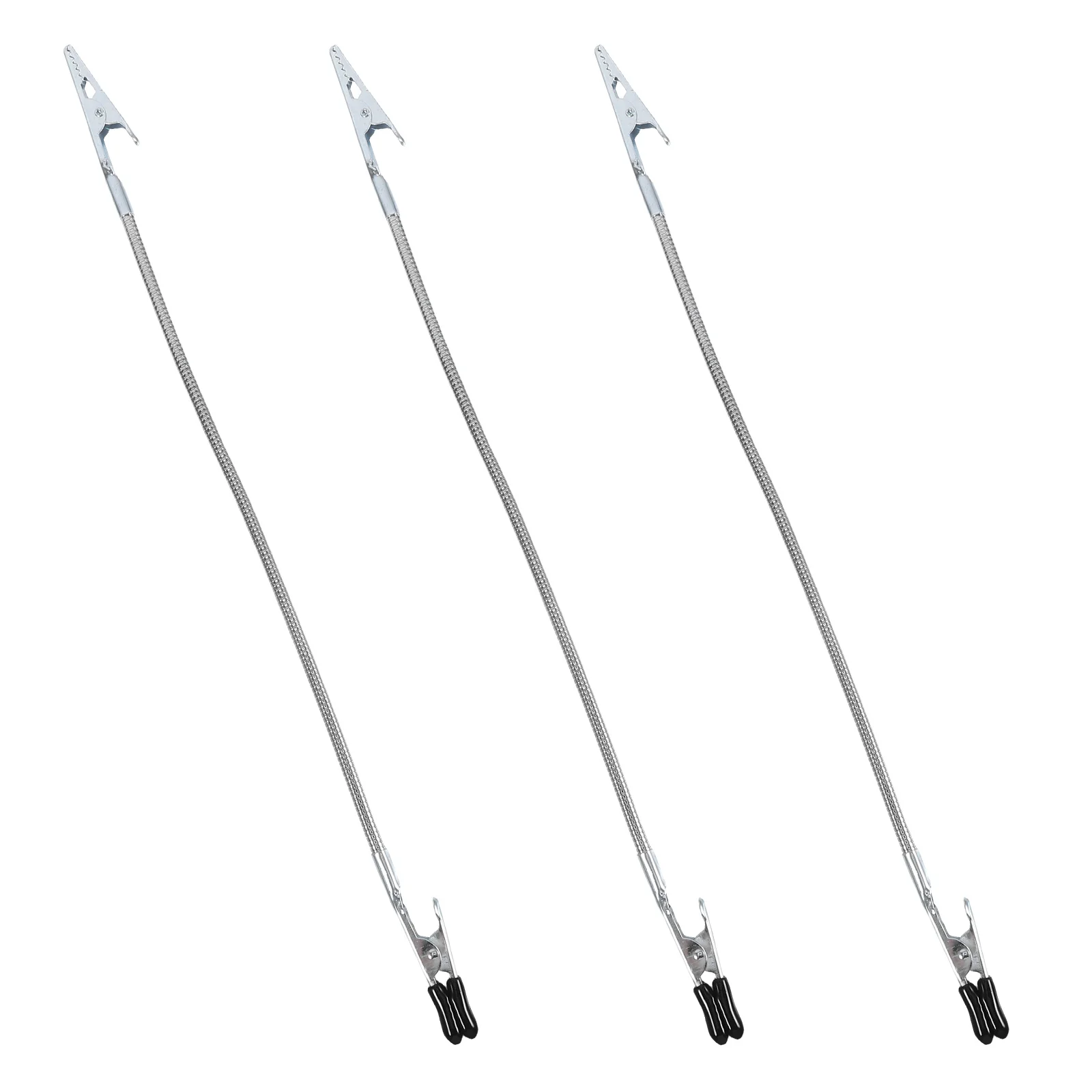 

3Pcs Fixed Wire Clip Soldering Helping Clamp Flexible Double-Ended Alligator Clamps Portable Wire Holder for DIY Electronics