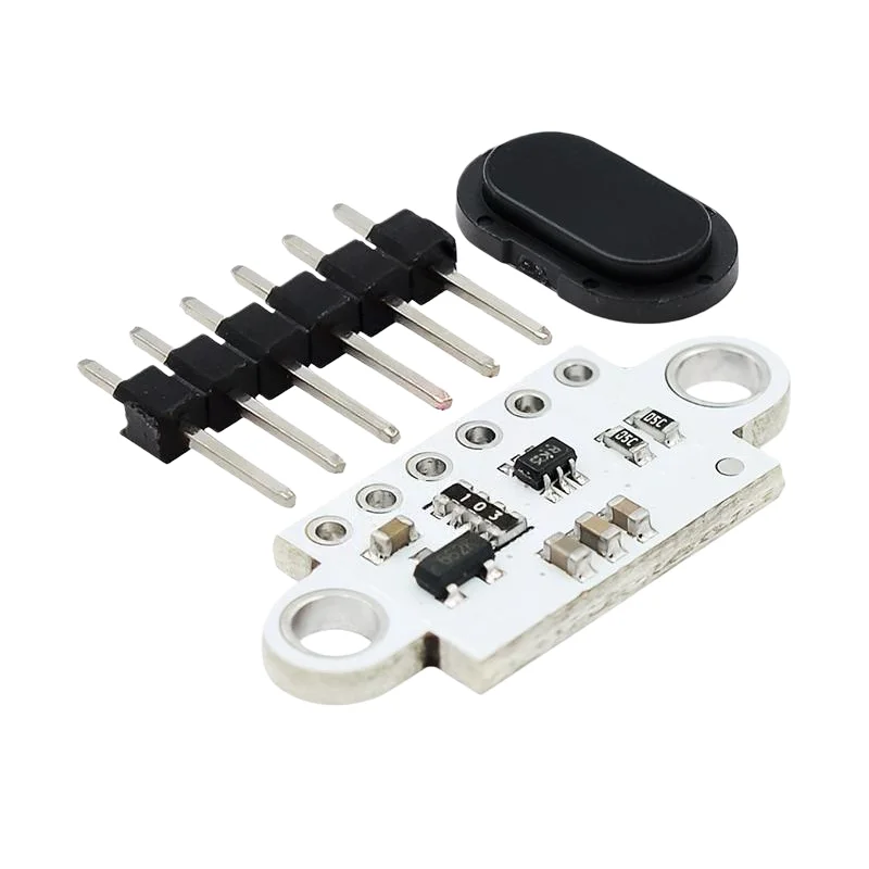 Модуль лазерного датчика дальности VI5300, с расстоянием дальности 4 метра, заменяет VL53L0X и VL53L1X и включает в себя крышку пластины.