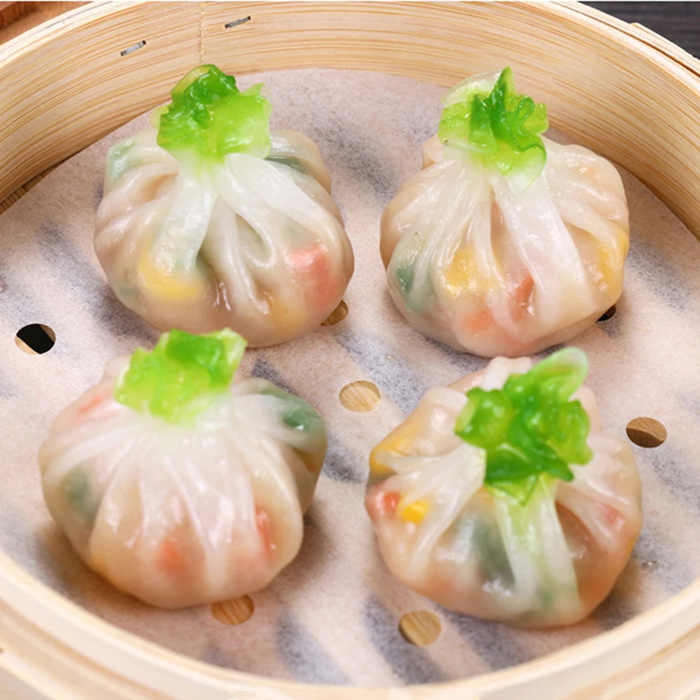 

400pcs 7 Inch Steamer Paper Liners Round Silicone Baking Mats For Bread Bun Cake Non Stick Steaming Papers High Heat Resistant