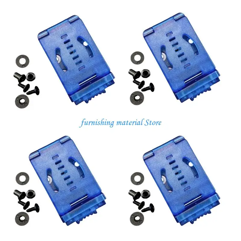 

Y5GD 4Pcs Belt Clip Holder for Kydex Sheath K Sheath Waist Clip Accessories