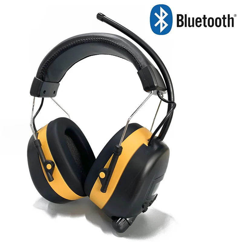 For Am/Fm Radio Hearing Protector Noise Reduction Safety Bluetooth EarMuff  Cancelling Ear Protection for Shooting 30dB Noise