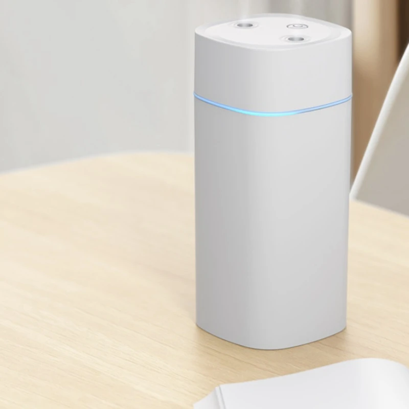 Colorful Night Light Small Humidifier Double Spray Air Atomizer USB Silent Home Humidifier Car Purifying Air Spray Durable