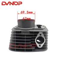 Kit de reconstrucción de junta de pistón de cilindro de motocicleta para LONCIN RE250 CRF230 GP250 CB250 GTY TGR CQR KAYO BSE 250 67mm Dirt Bike QUAD