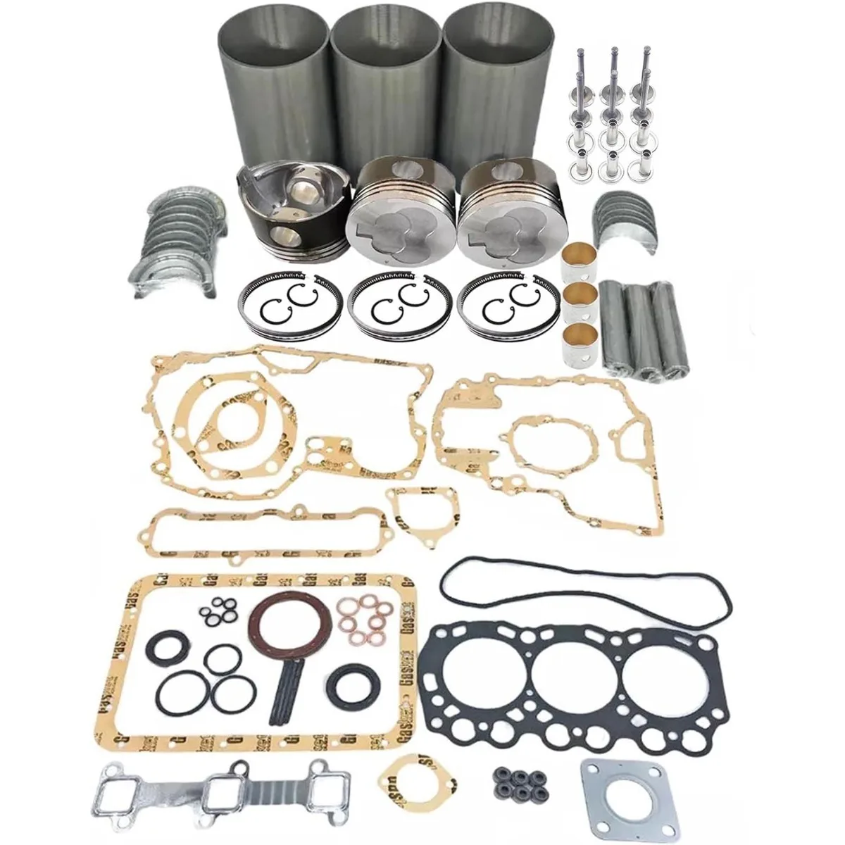 L3E Overhaul Rebuild Kit Pin 21.0mm For Mitsubishi L3E L3E-61SDH L3E-61TG L3E-W262KL Engine
