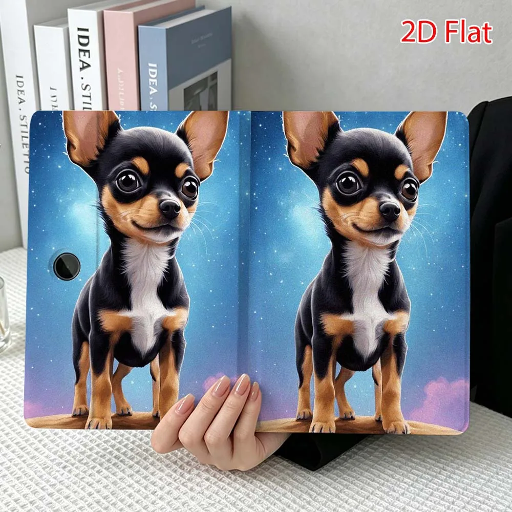 Chihuahua dog pattern For OPPO VIVO IQOO OnePlus Realme Pad 3 Pro 13 12.1 11.4 11 inch Pen Tray Tablet Case Soft