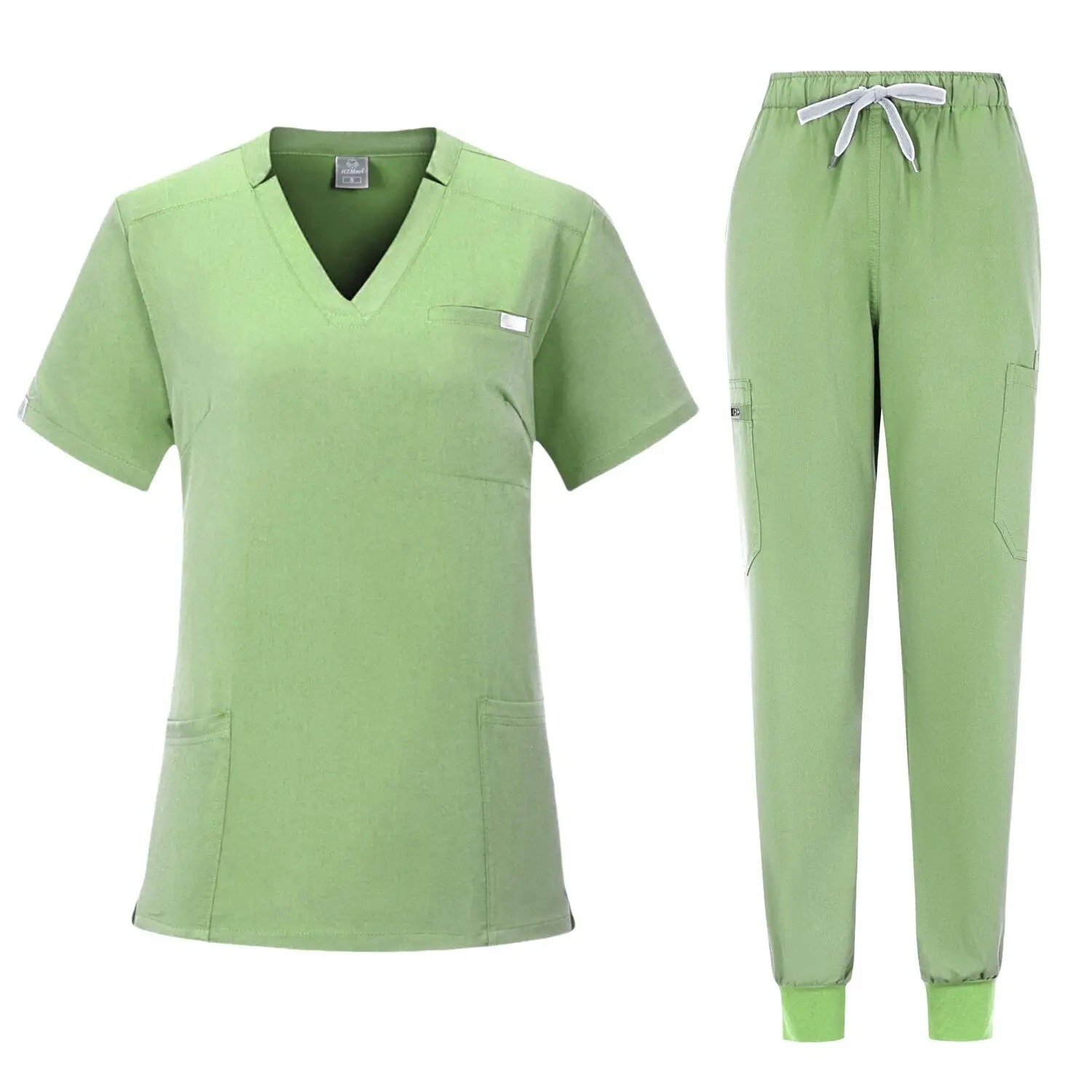 Sala de cirurgia Uniforme Médico, Suprimentos Médicos, Enfermeira Cirurgia Dentária Terno, Workwear, Hospital Trabalhando Scrubs Set, Atacado