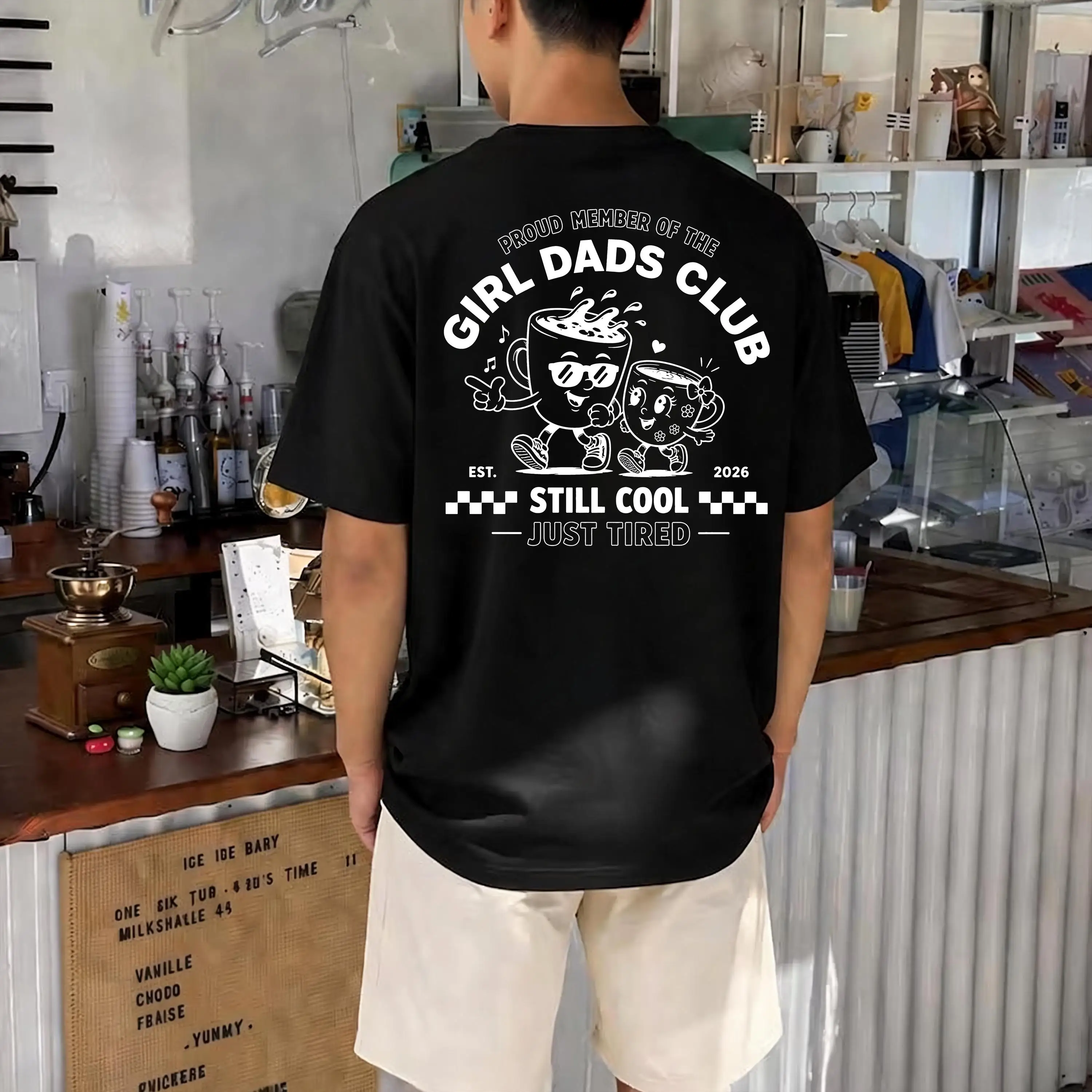 Girl Dads T-Shirt,  Proud Member Gift, Father's Day Present,  Trendy Dad Clothing, Gift for Fathers