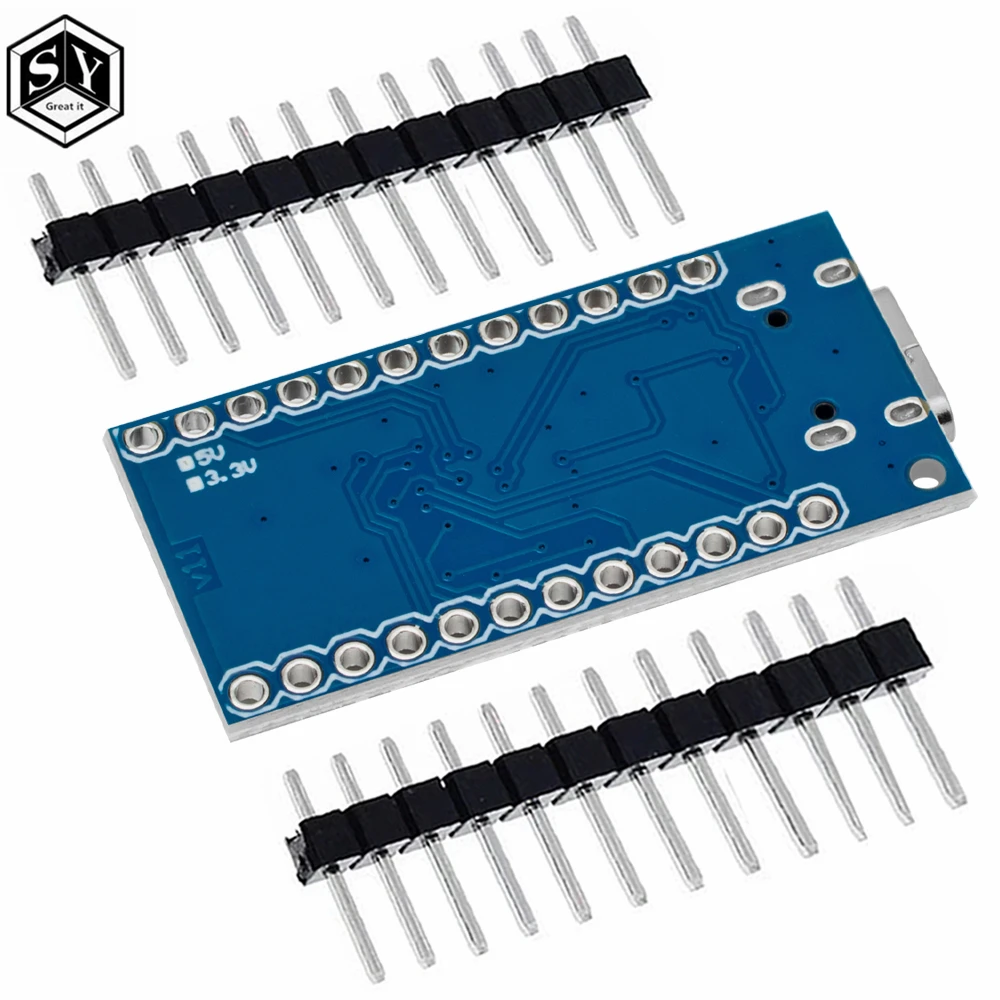 Pro Micro with 32u4 Binghe Development Boards 3 Pieces Pro Micro 5V/16MHz with 3