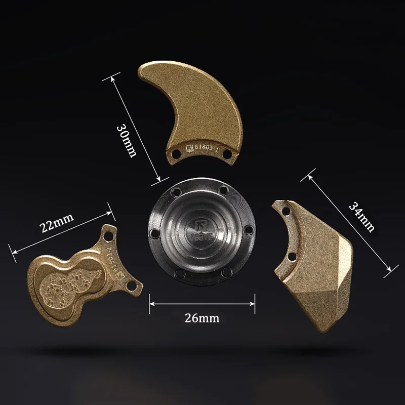 دولاب الموازنة/القرع/الصفصاف شفرة النحاس تململ سبينر لعبة الإصبع الشريحة الكبار تخفيف الاسترخاء والإجهاد تخفيف لعبة أدهد أداة