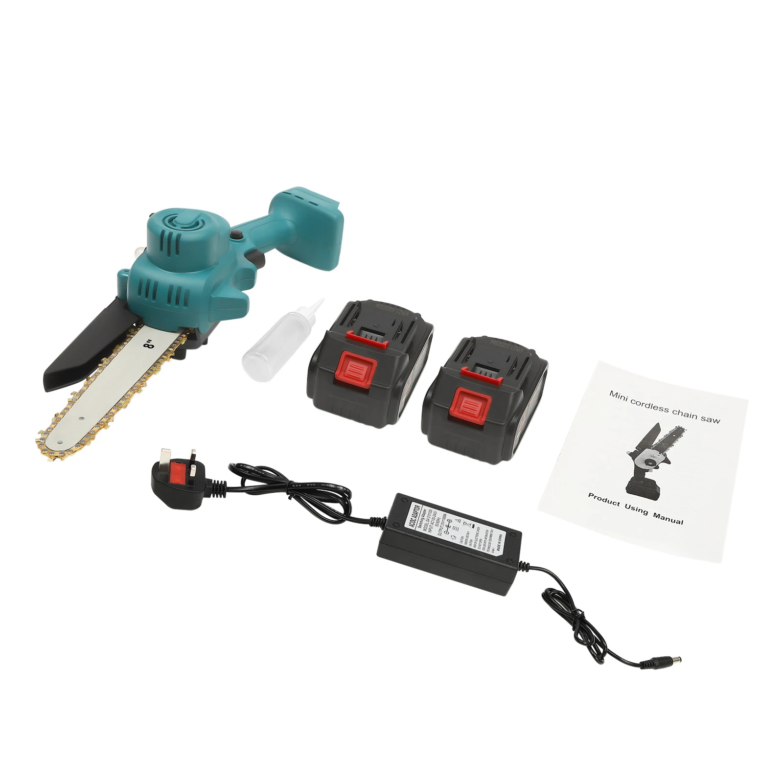 Mini Handheld Electric Chainsaw 8 Inch Portable Cordless Brushless for Branch Tree Cutting Pruning
