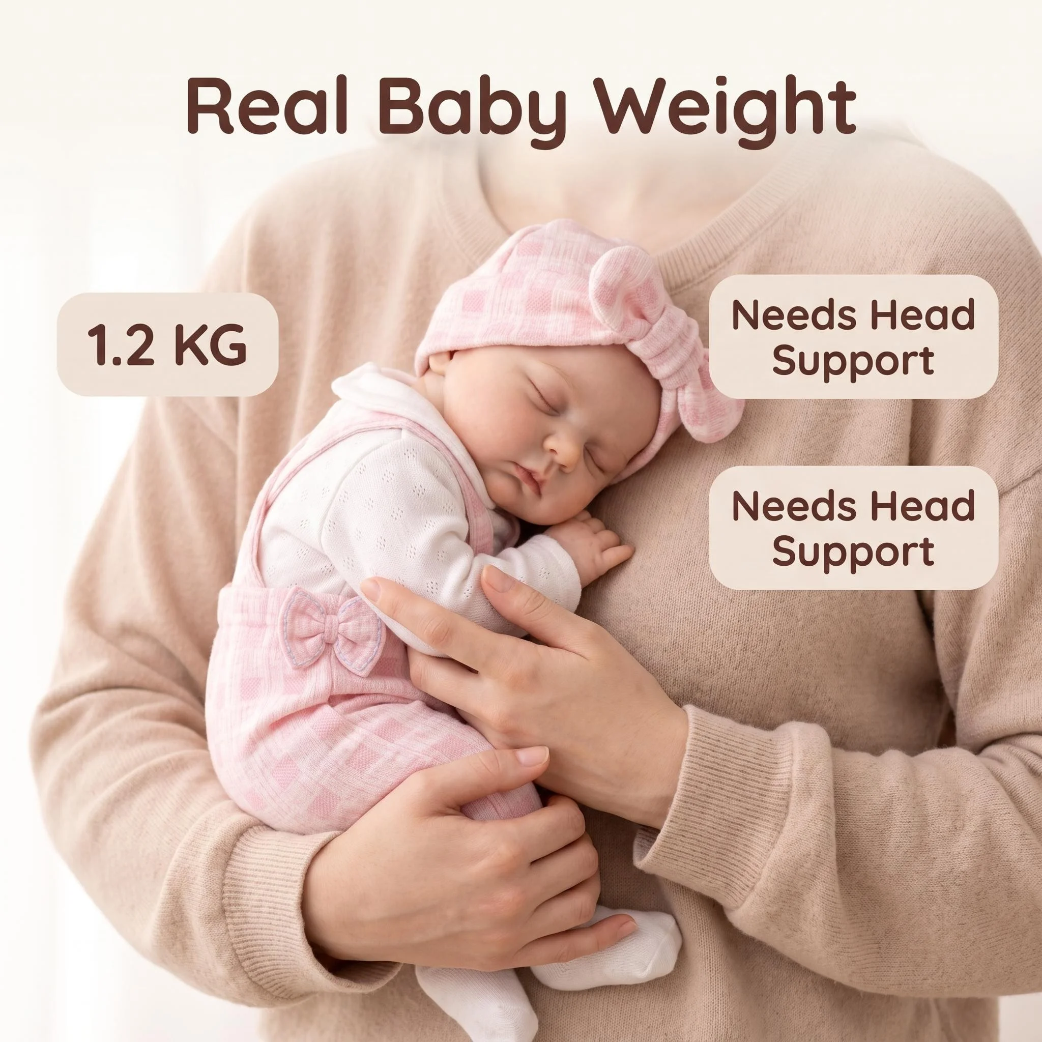 NPK 12inch Peaches Platinum Silicone Mouth Open Solid Silicone Art Doll Elastic Stretchable Collectible Toy