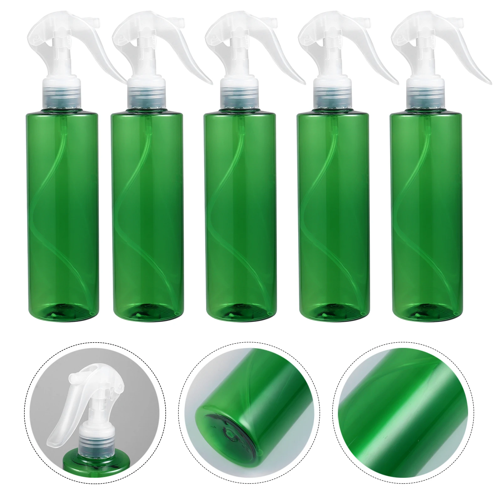 

5Pcs Spray Bottle Set 250ml Portable Empty Bottles Travel Refillable Dispenser Bottles