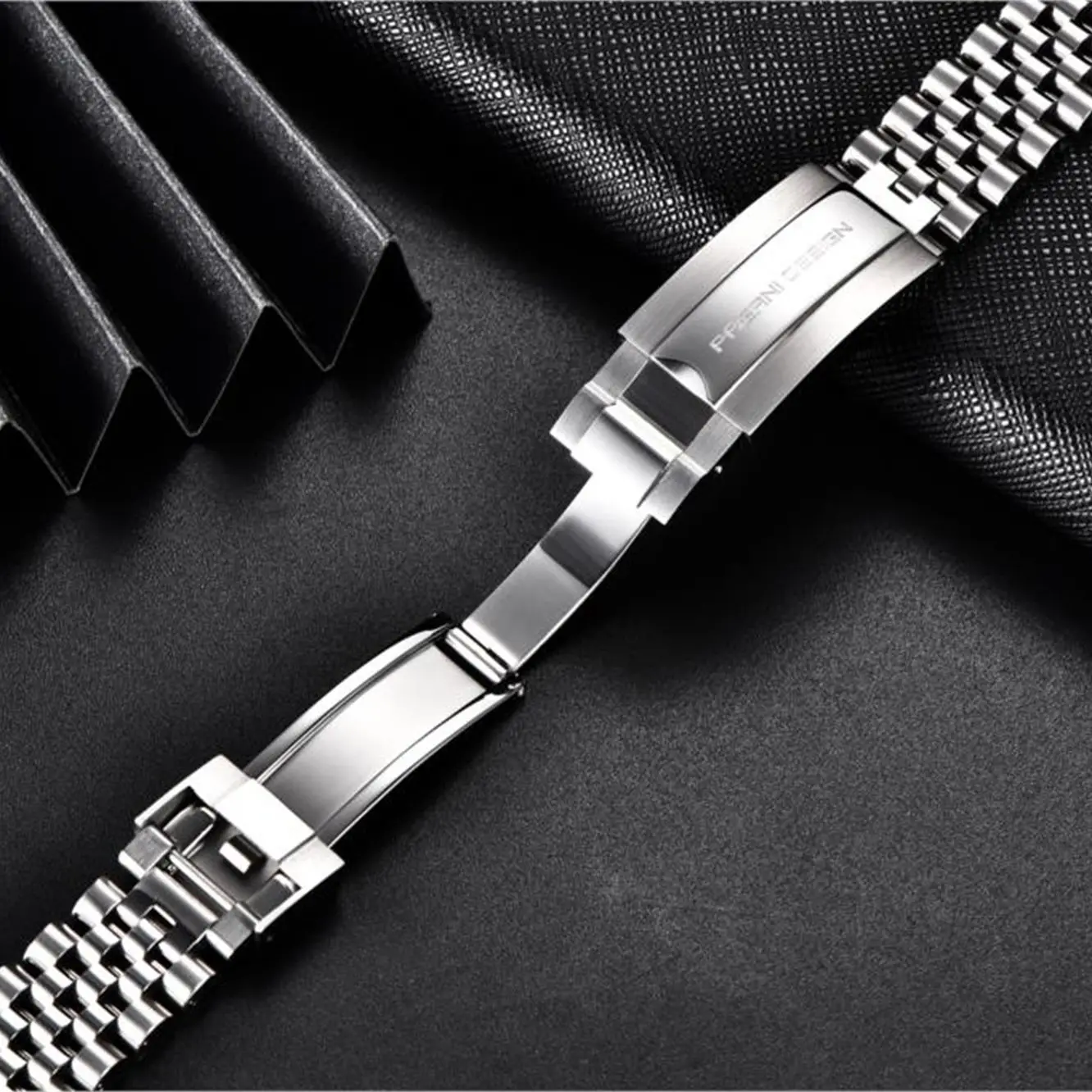 Pagani Design Watch For Man Stainless Steel Strap Suitable For PD1661, PD1662, PD1651 Tableband Width 20mm Length 220mm