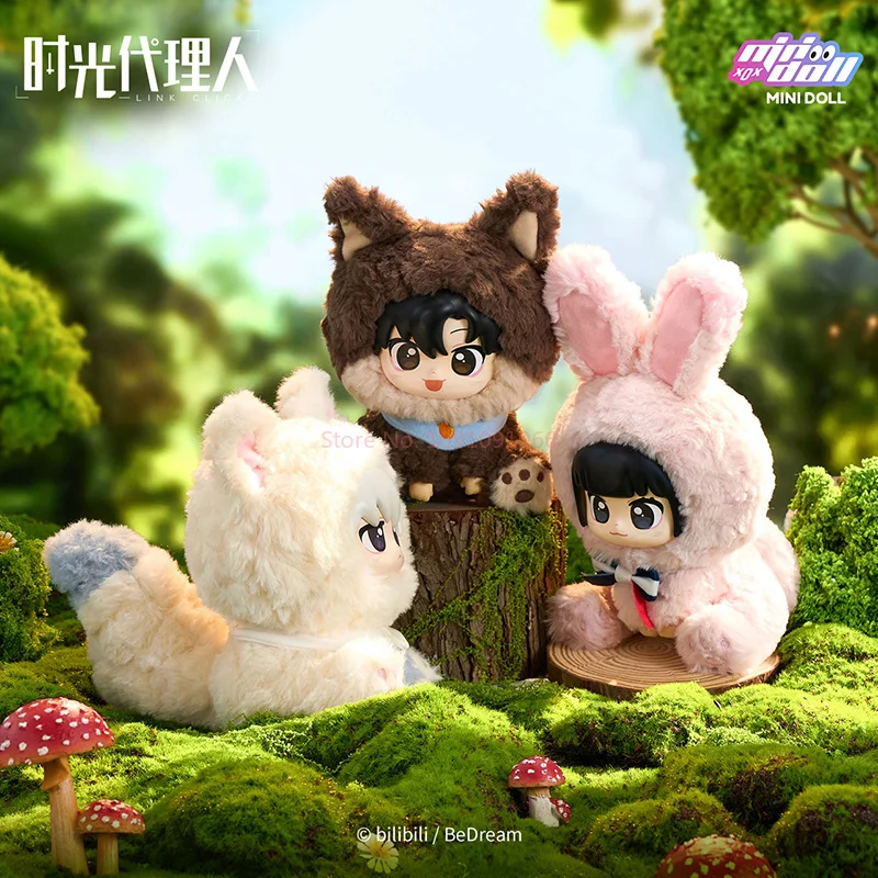 Oficjalny czas kliknięcia Linka, seria Forest Spirit, winylowa maska, pluszowa lalka, licencjonowana kolekcjonerska zabawka anime, prezent, dekoracja domu.