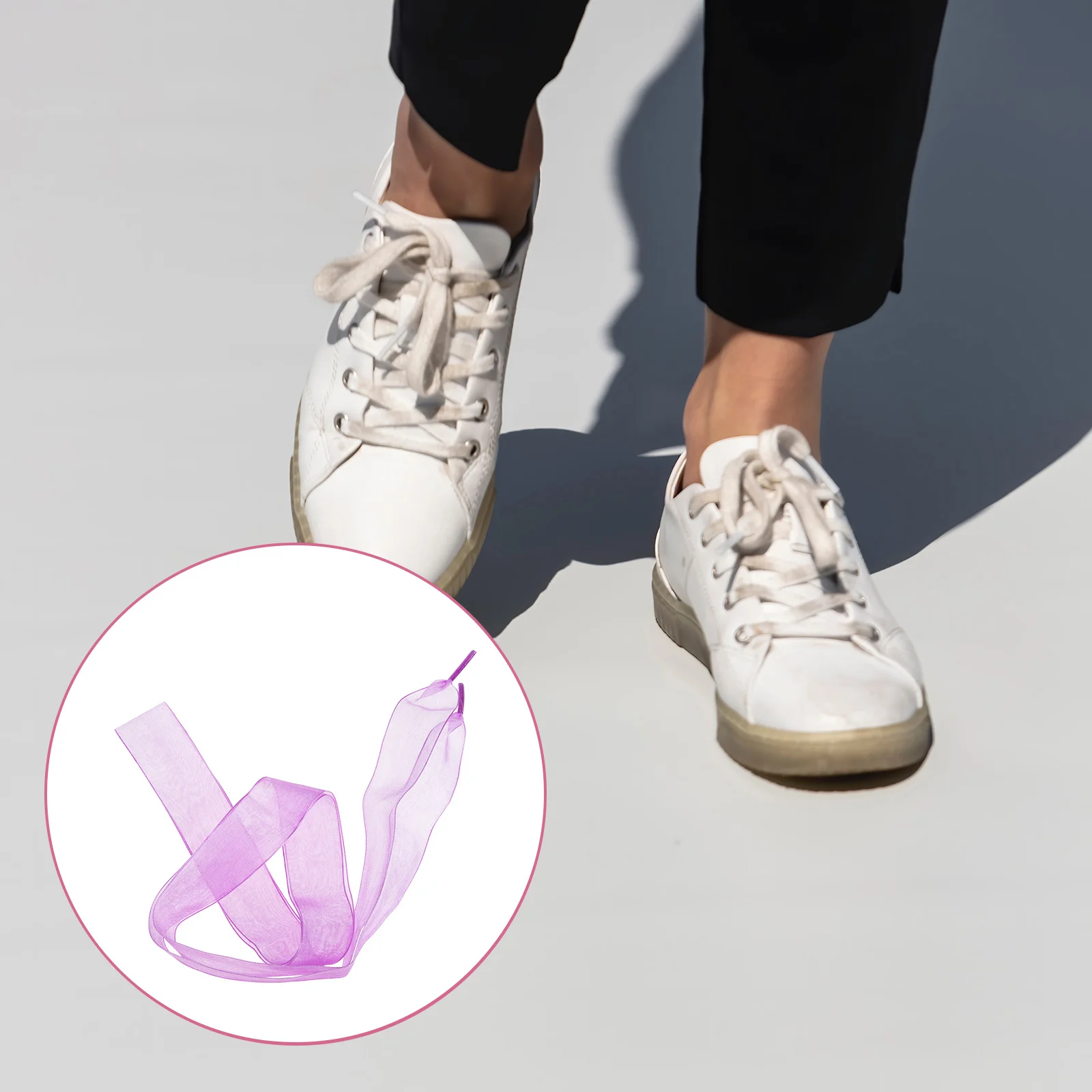 

1 пара плоских шнурков с атласной лентой, декоративные кроссовки с пятнами, повседневная обувь, галстук, модные кроссовки, аксессуары для шнурков