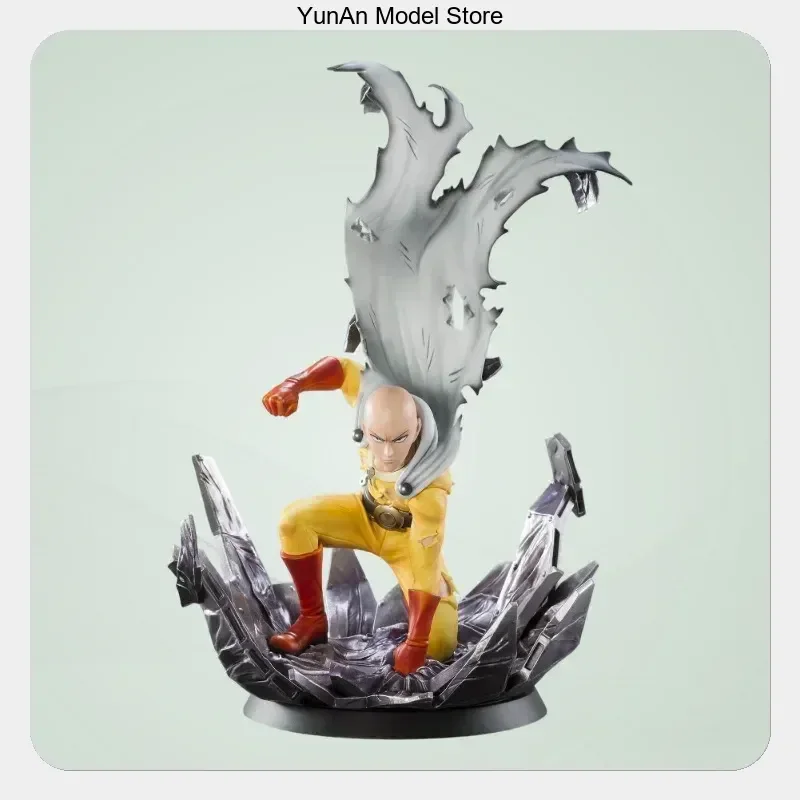 

Anime Figure Collectible Desktop Decoration 24.5cm One Punch Man Saitama One Punch Appearance Gift