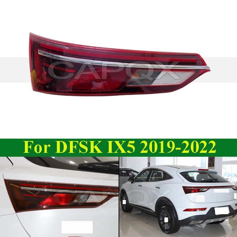 

CAPQX Галогенный задний бампер Задний фонарь Задний фонарь для DFSK IX5 2019-2022 Задний фонарь Задний фонарь стоп-сигнала Задний указатель поворота