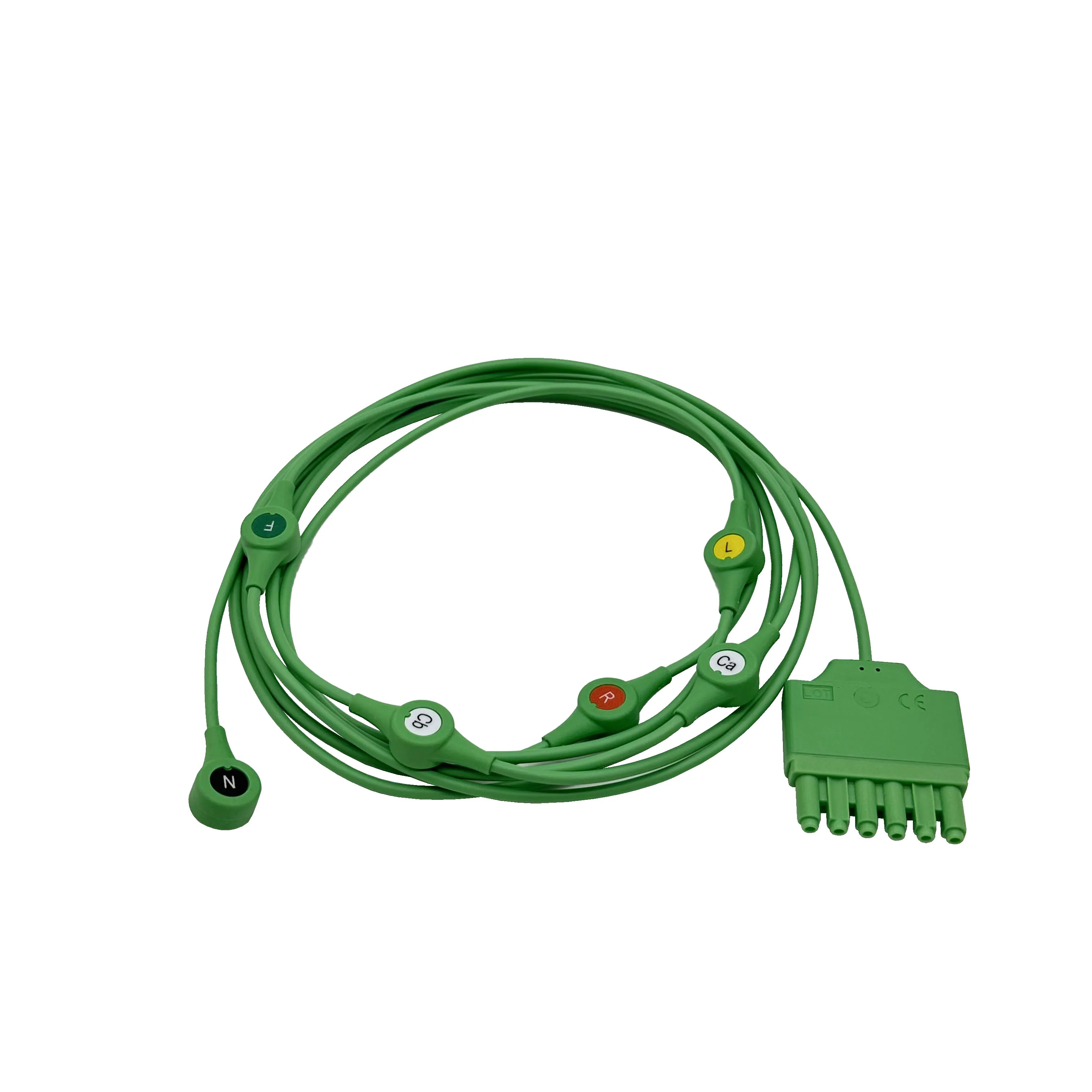 ECG Lead Wires Monolead 6 Leads Snap