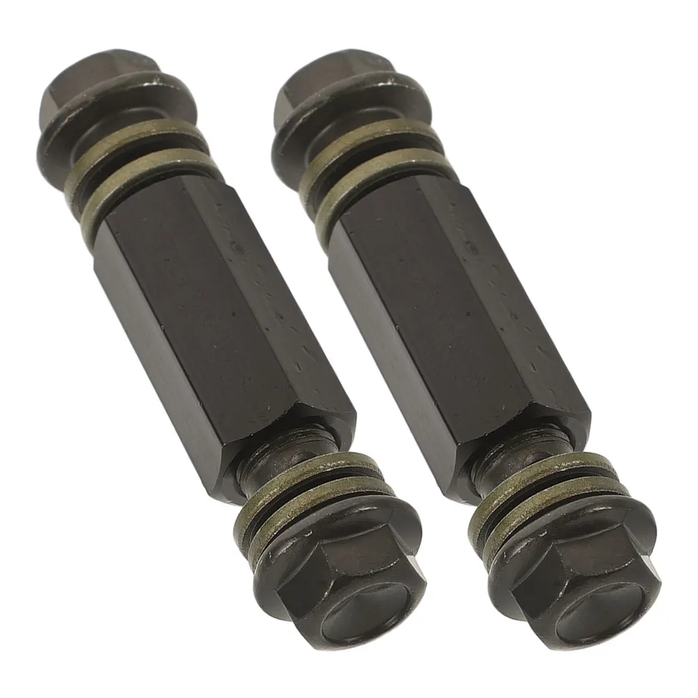 

2pcs Motorcycle Hose Extension Front Extender Durable Metal Connector Easy Install Compatible Universal Adapter Kit For Various