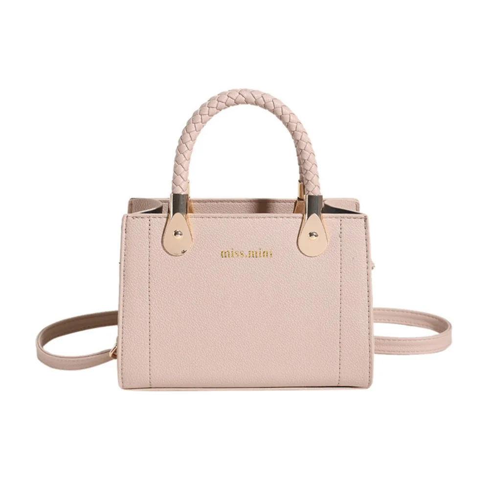 

PU Leather Women Shoulder Bag Light Luxury Korean Style Ladies Mini Crossbody Bag Handbag Large Capacity Small Square Bag Gifts
