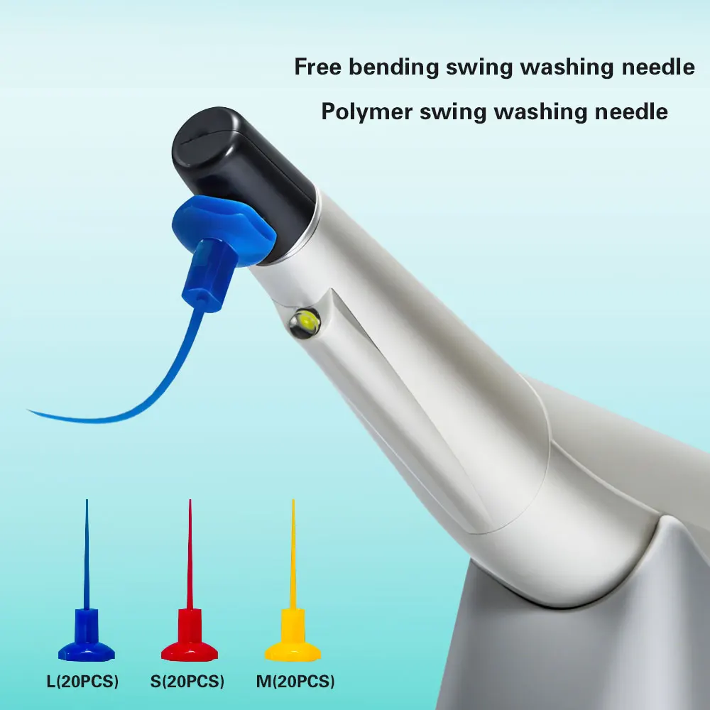 MBM Dental Endodontic Activator With LED Light Dentistry Root Canal Sonic Irrigator with 60PCS Tips Endo Activator