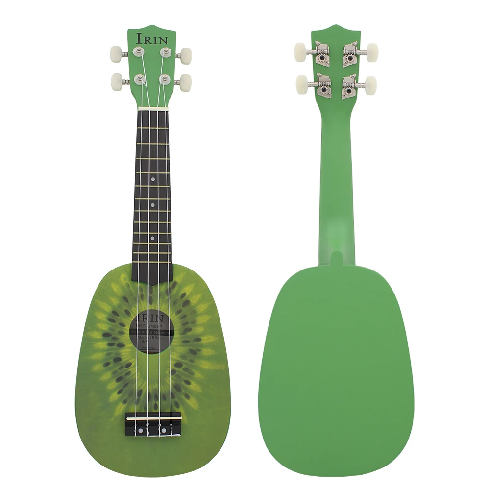 IRIN 21 Inch Ukulele 4 Strings Hawaiian Guitar Kiwi Fruit Ukulele Guitarra With Bag Tuner Strings Capo Guitar Parts & Accessory