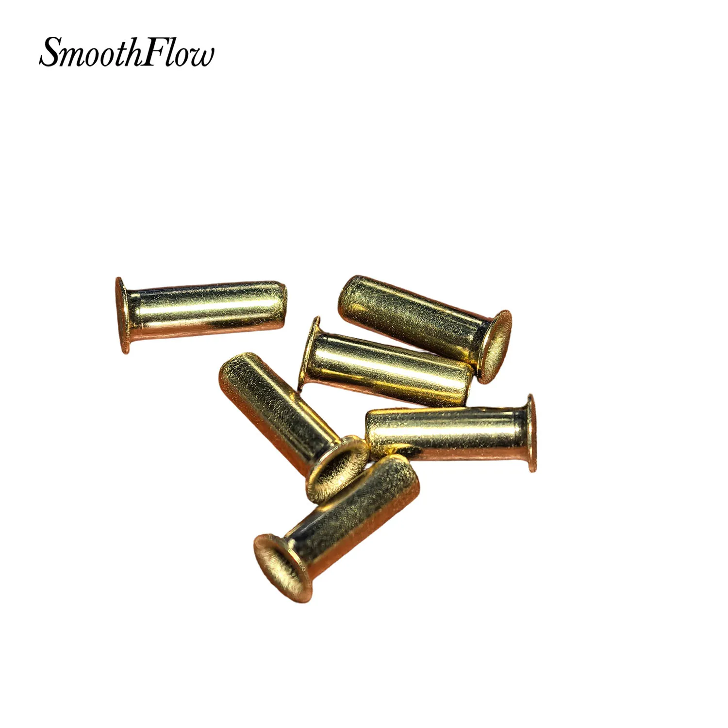 40pcs PT4x2 Brass Tube Insert 4mm ID x 2mm Wall for Lubrication Pipe Joints