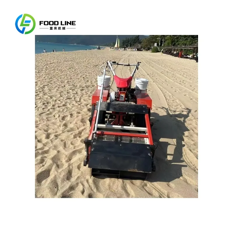 Industrial Sand Cleaner Stainless Steel Sweeper Beach Cleaning Machine Beach Cleaner Small Beach Cleaning Machines Customized