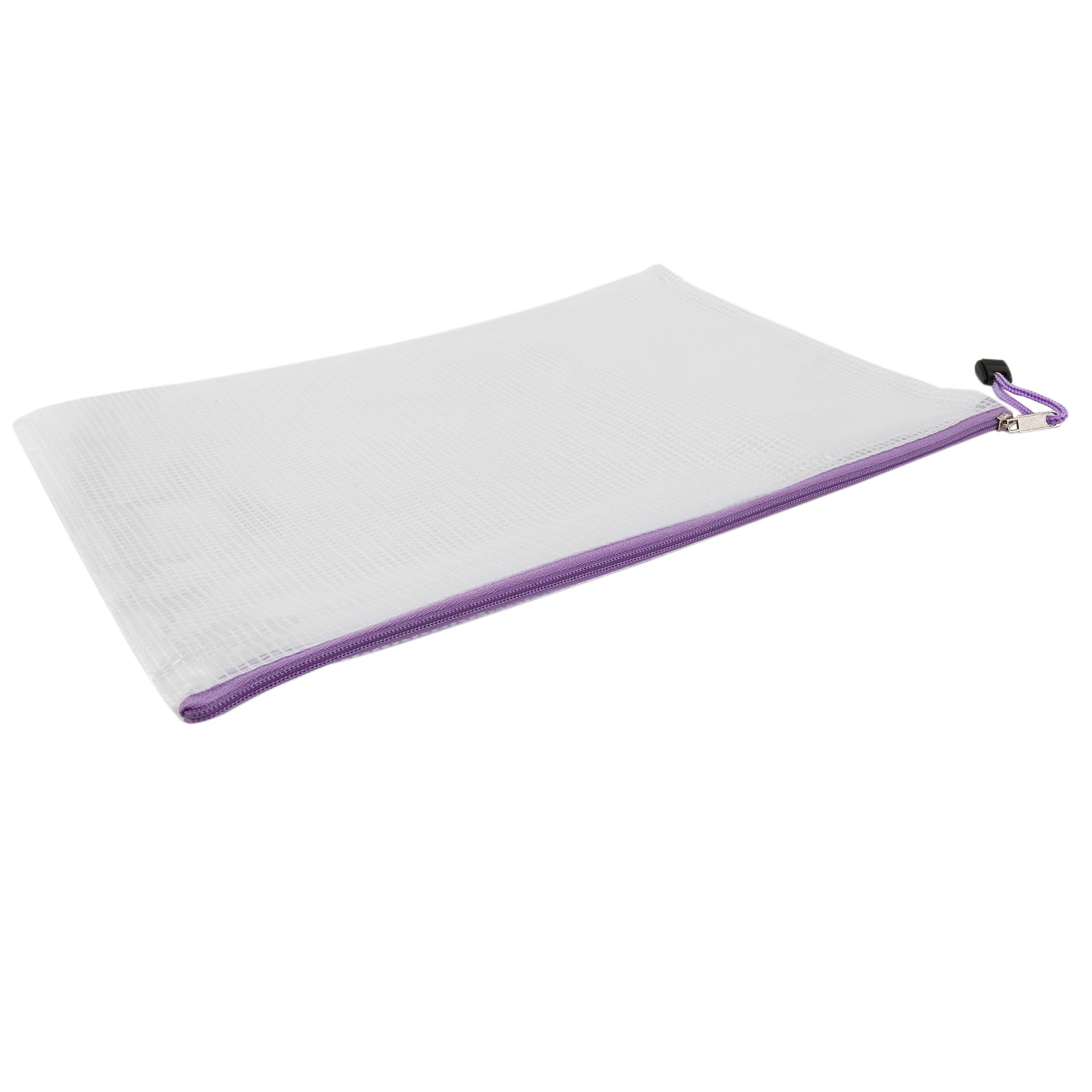 24pcs-mesh-zipper-pouch-document-bag-plastic-zip-file-folders-letter-size-a4-size-for-office-supplies