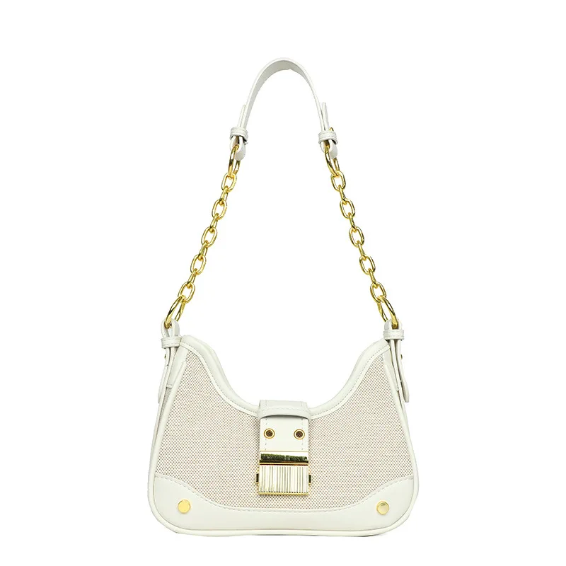 

‌New 2025 Contrast Chain Shoulder Bag - Women's Luxury Textured Messenger, Stylish Portable Crossbody Purse‌