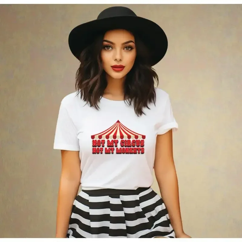Not My Circus Monkeys T Shirt S 3XL