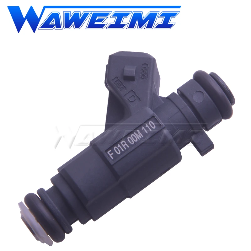 WAWEIMI OEM F01R00M110 Fuel Injector 4 PCS Set Precision Fit​ for Fiat 1000 1976-1979 and Hyundai Accent 1.5L 1.6L 1999-2016