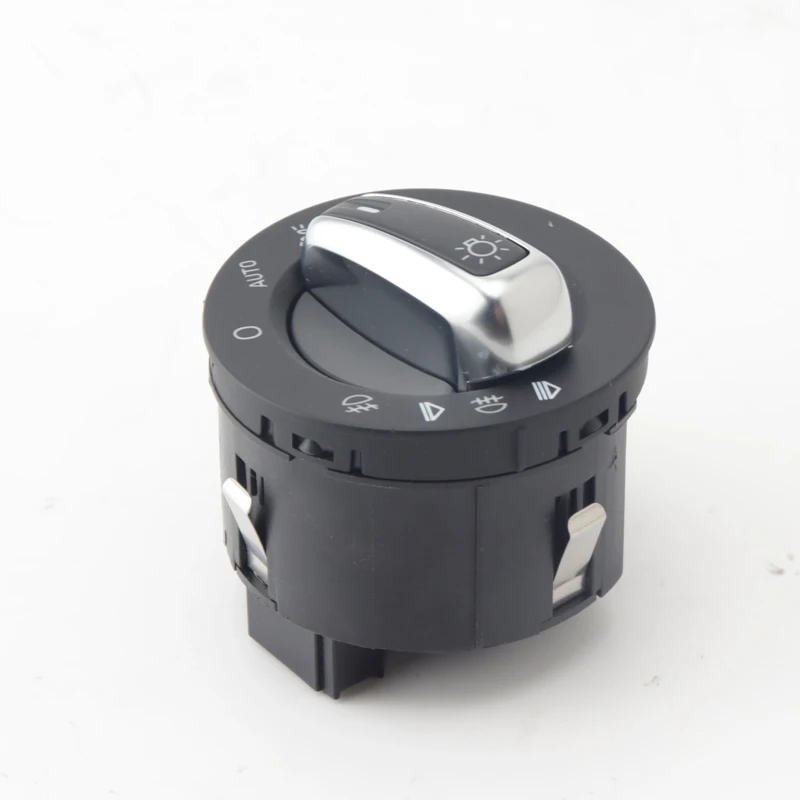 

4FD941531A 4F1941531E chrome Headlight Switch Control Fog Light Switch for Audi A3 A6 S6 C6 RS6 Allroad Q7