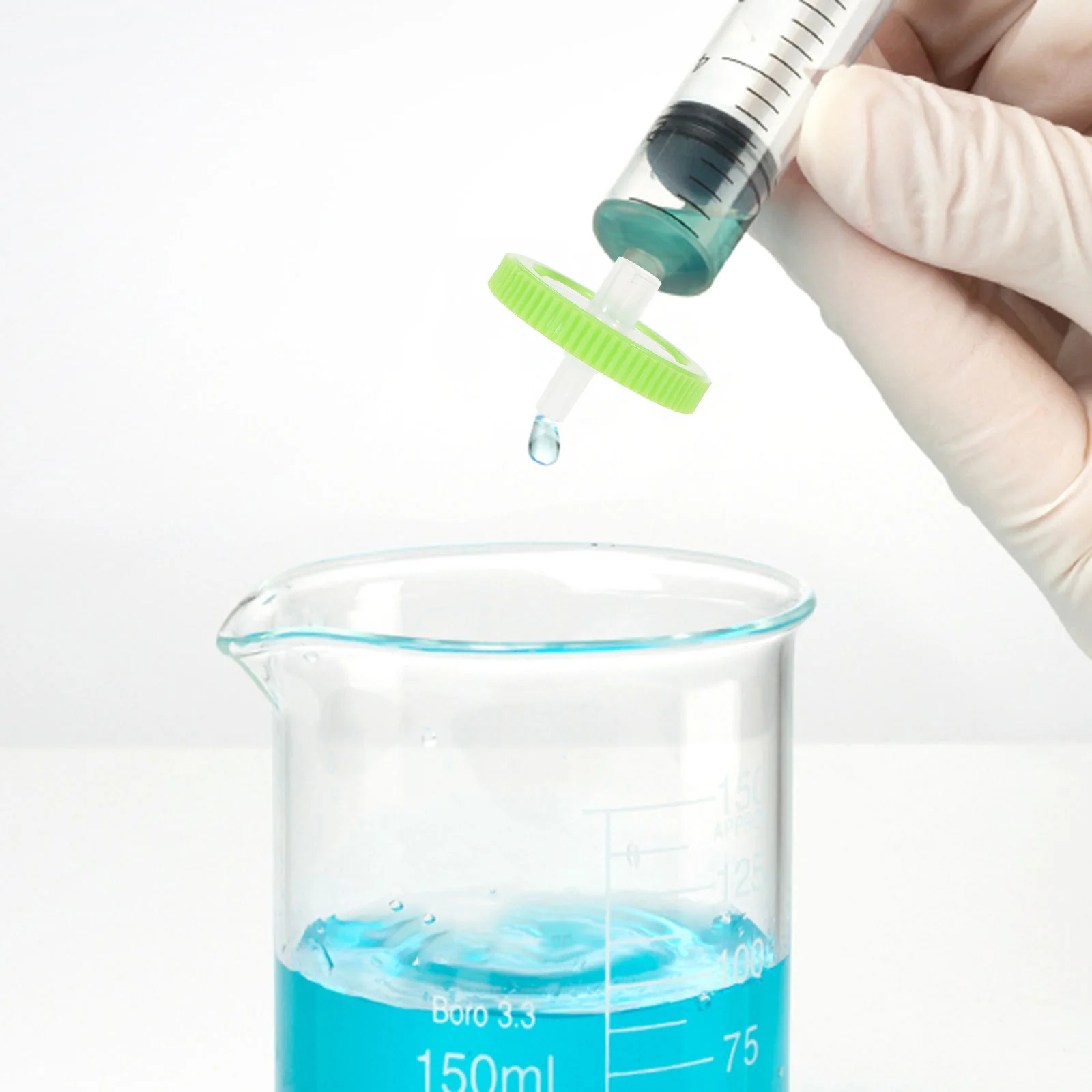 

25 pcs Premium Syringe Filter Membrane High Flow Rates Low Extractables Uniform Aperture Structure