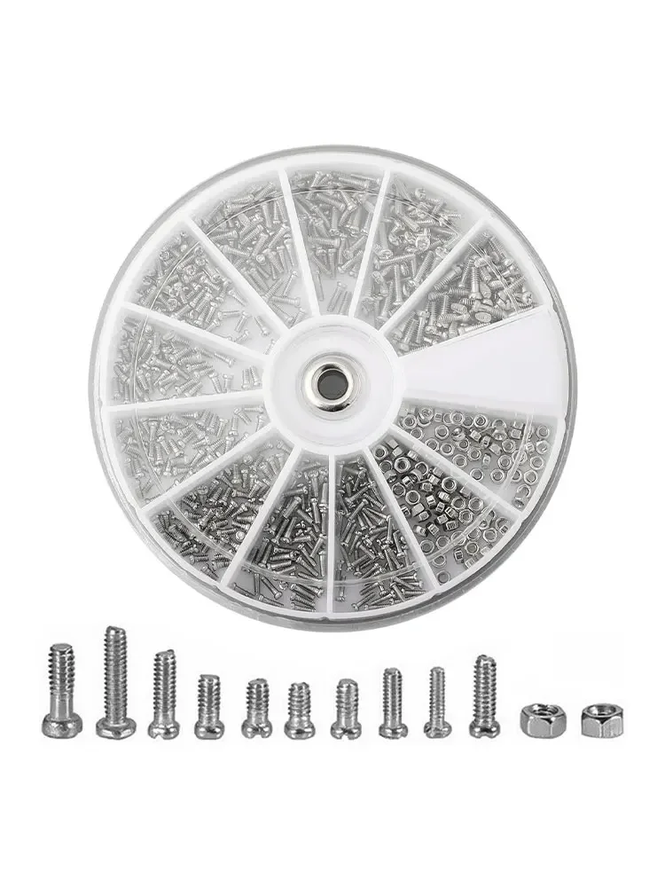 Analyste de boulons en acier inoxydable, atelier, usine, maison, vis, Dallas, M1.2, M1.4, 8x25px, 3.15x0.39 po, le plus récent, kg