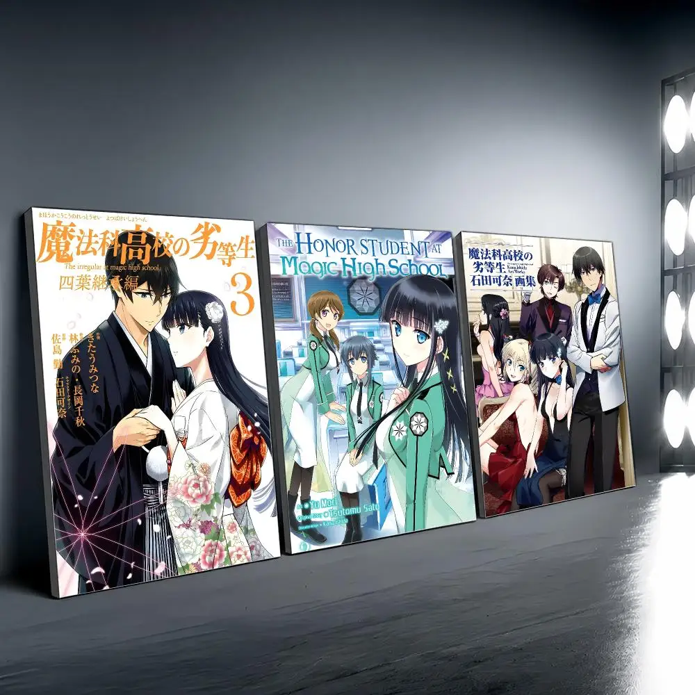Anime T-The Irregular at Magic High School Poster Vintage Wall Art Aesthetic Room Decor Print Living Room Bedroom Home Decor