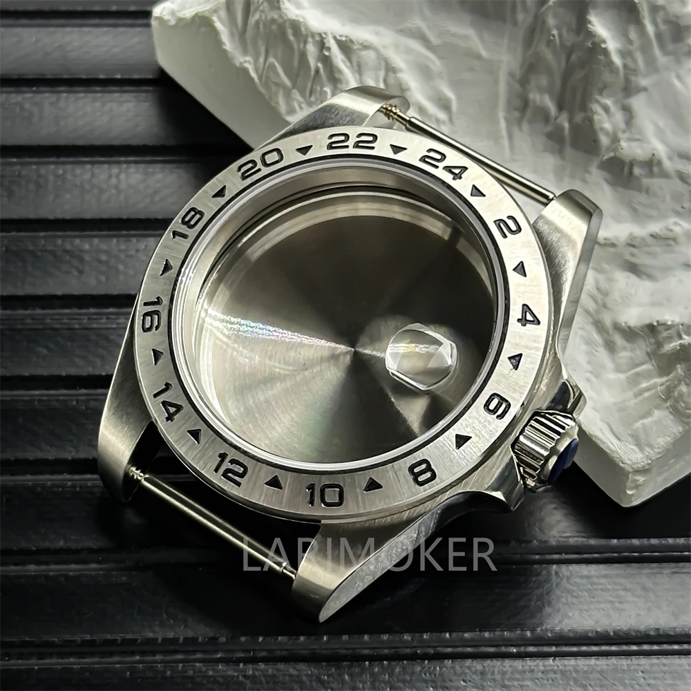 BLIGER casing baja tahan karat kaca safir casing 42mm dengan gerakan ETA2836 Miyota8205 8215 DG2813 3804