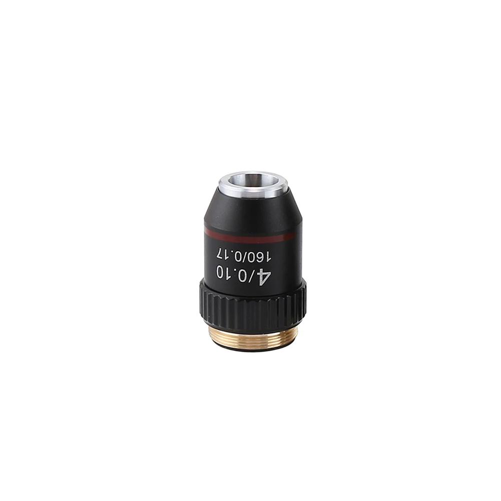 Precision Copper Core Objective Lens for 195 High Quality Microscope 20 2mm 4X 100X Numerical Aperture (NA) 0 1 1 25