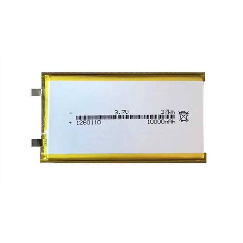 buy more will cheap Factory direct sales 1260100 polymer battery 10000mAh 3.7V mobile power cell support 1C discharge cell