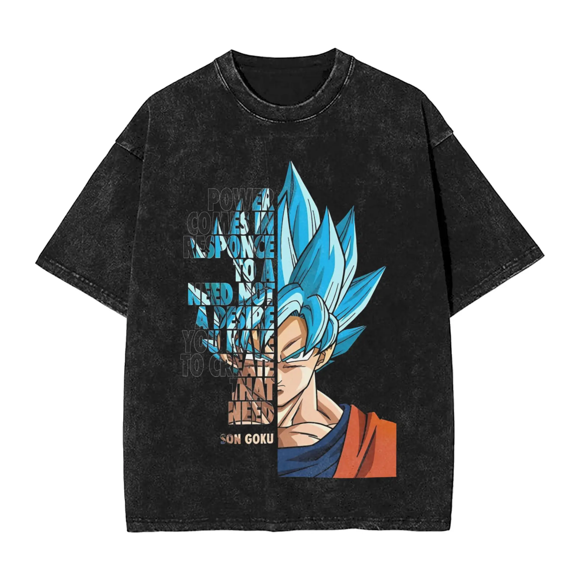 

Новая хлопковая футболка Dragon Ball Super 2026 унисекс в повседневном уличном стиле с коротким рукавом, тренд Y2K