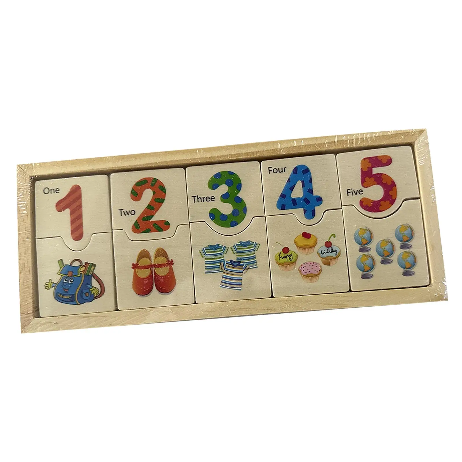 Children Math Early Educational Puzzle Jigsaw Toy Preschool Learning Game