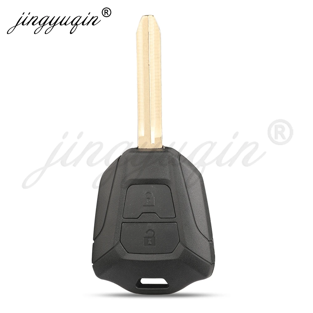 jingyuqin 2 Buttons Car Key Shell For Isuzu DMAX MUX Truck Remote Control Car Key Fob Housing Case Replacement TOY43