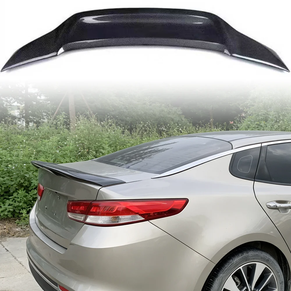 Suitable for 16-18 Kia K5 sedan spoiler, fender, rear tailgate, external components, rear spoiler ABS material, R model 3