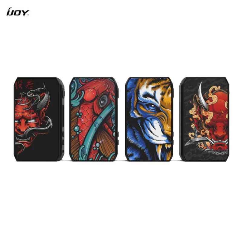 Oryginalny IJOY Cigpet Capo MOD 1-126W 0.05-3.0ohm przez podwójny 18650 wątek 510 baterii Vape Box Mod wyświetlacz LED elektroniczny papieros