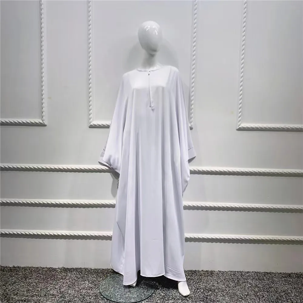 Batwing Sleeve Loose Abaya for Women Islam Muslim Dress Women Summer Plus-size Maxi Dress Kaftan Robe Musulmane Femme Vestidos