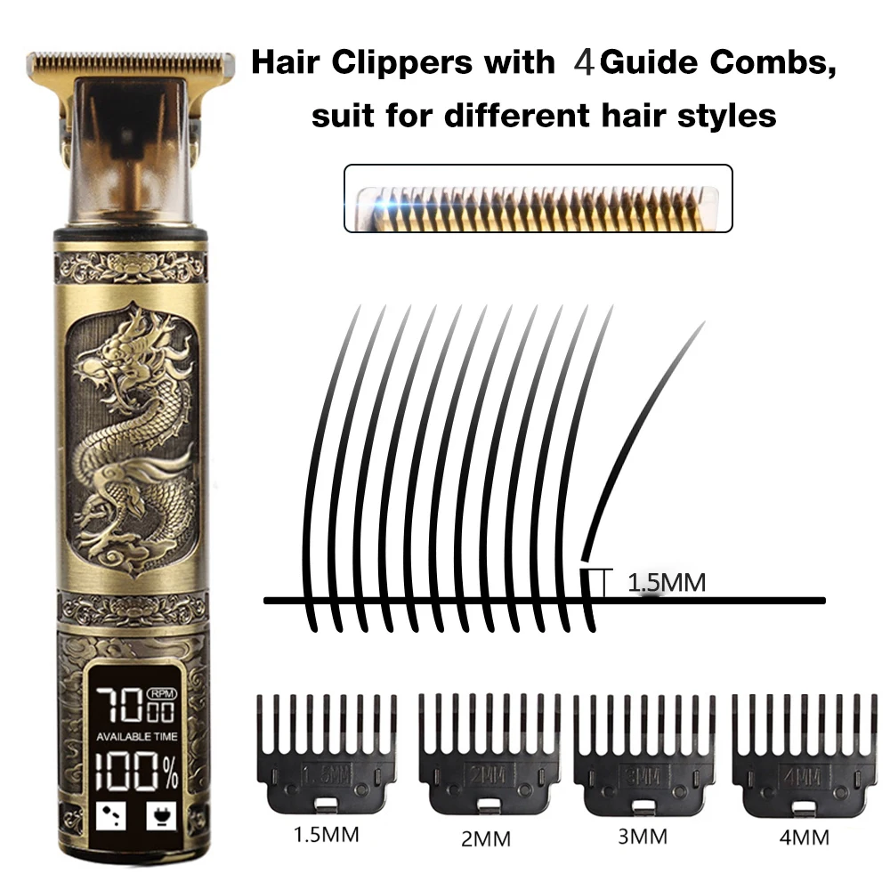 Tondeuse Kapper Tondeuse Draadloze Haar Snijmachine Baard Trimmer Scheren Machine Draadloze Scheerapparaat Mannen Scheerapparaat