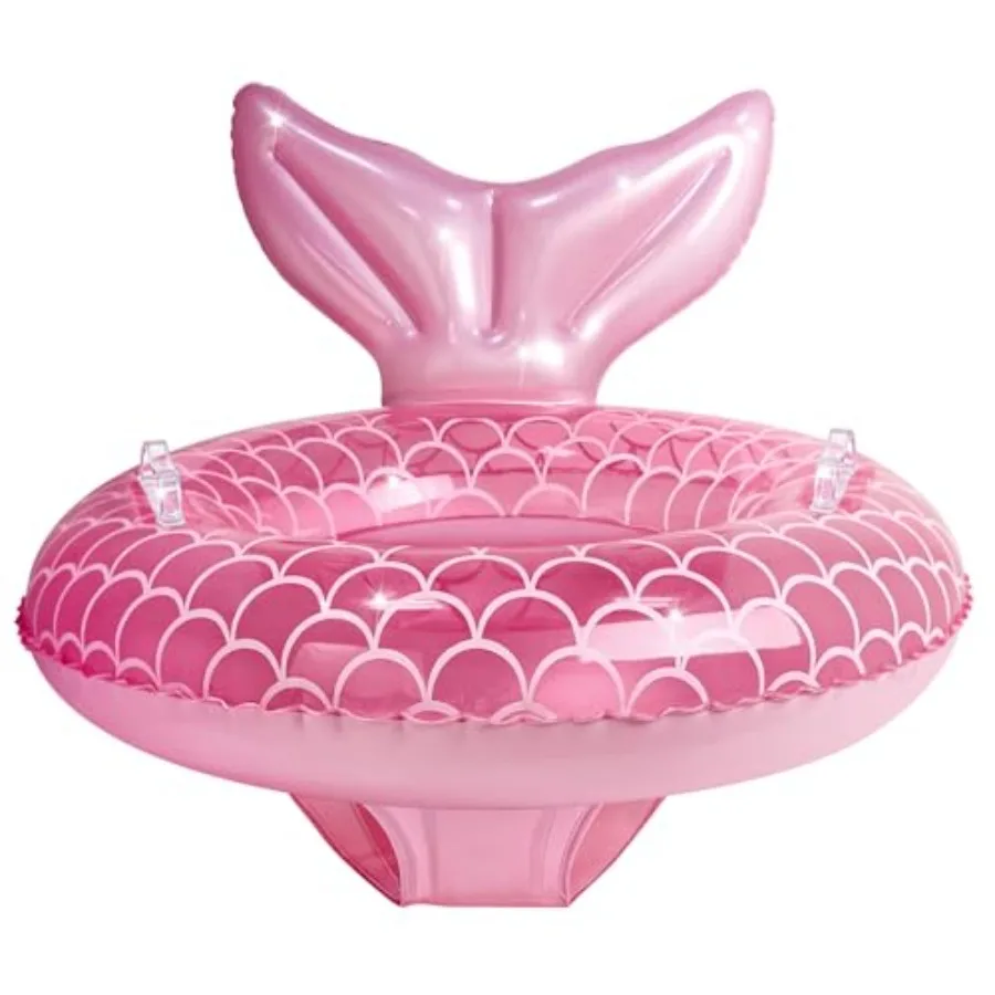 

Baby Pool Float, Mermaid Inflatable Swimming Float Ring with Seat Handle, Infant Pool Floaties for Baby Girls Boys Toddlers