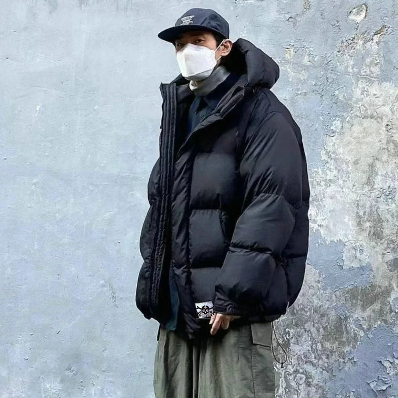 Tech Thiened Breadstuffed Jaet WTAP TORPOR Japanese Sle Warm Youth  Culture Tourist Wear White Du down Coat for Men