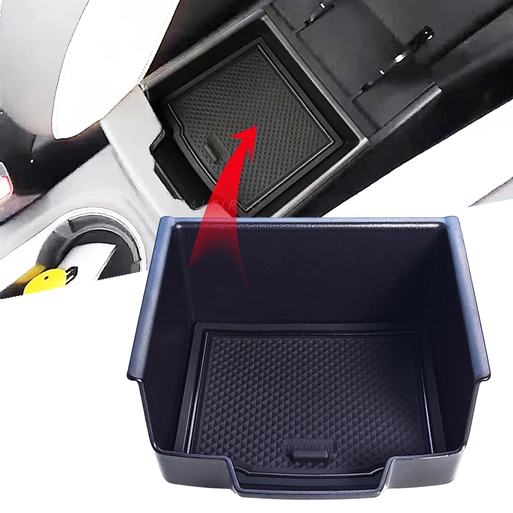 For Renault Captur 2020 2021 2022 2023 Car Armrest Storage Box Organize Tray Storage Box Central Tidying Interior Accessories