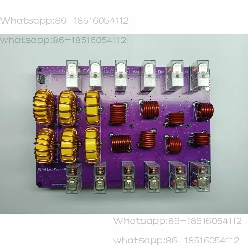 Newest 1500W  1.8-54MHZ Support SSB CW FM LPF Low Pass Filter LPF For HF Shortwave Power HIFI Amplifier Radios Board